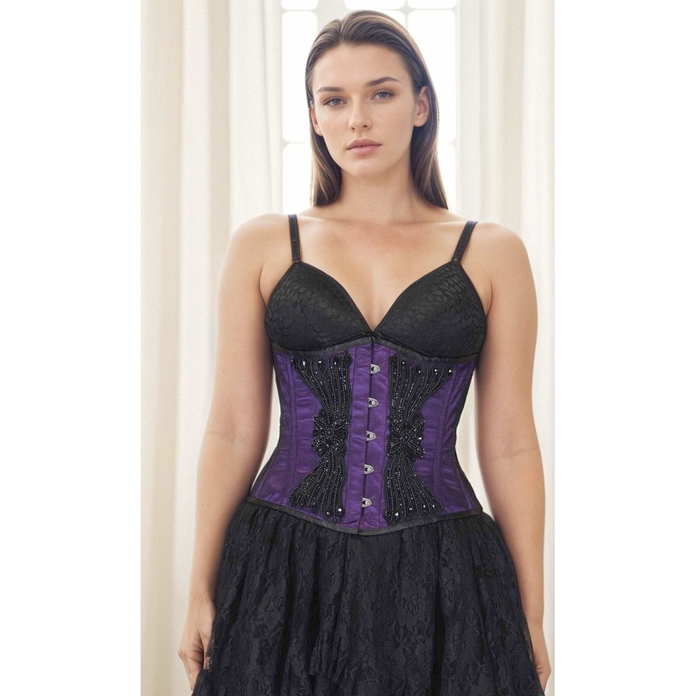 Attitude Corsets - Zion Couture Underbust korset - Paars